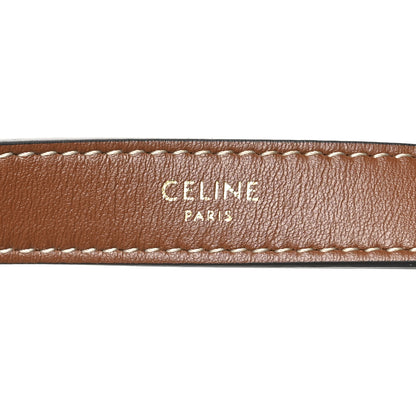 Celine Smooth Calfskin Medium Strap Ava Triomphe Shoulder Bag Tan 7 of 10