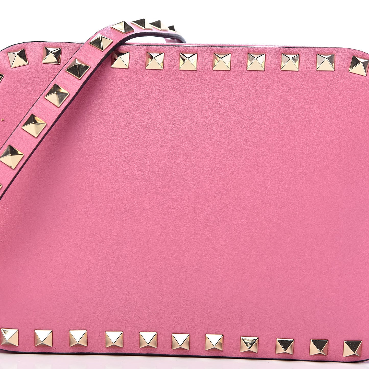 Calfskin Rockstud Camera Crossbody Bag Ninphea