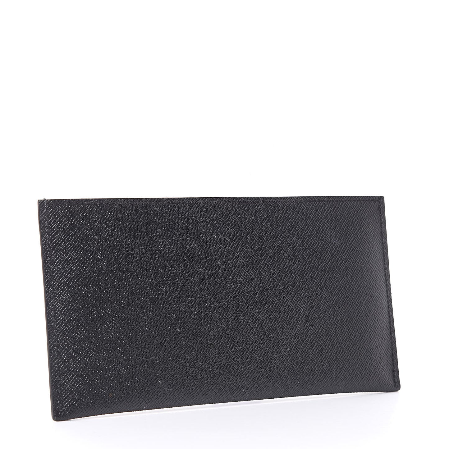 Calfskin Felicie Chain Wallet Card Holder Insert Black