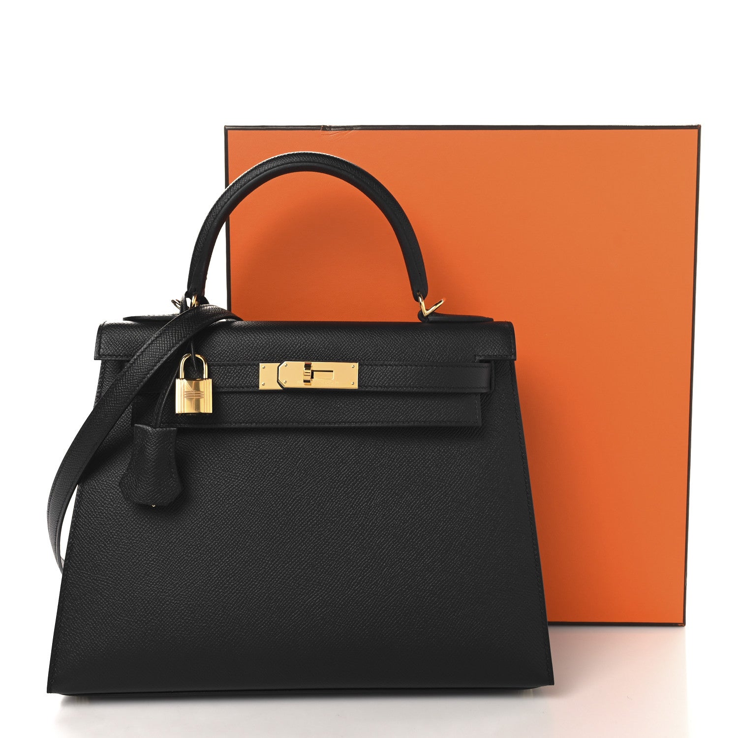 Hermes Epsom Kelly Sellier 28 Black 13 of 13