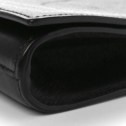 Saint Laurent Calfskin Monogram Large Belle De Jour Clutch Black 9 of 9