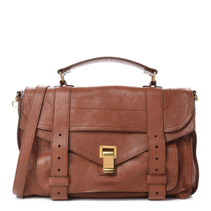Proenza Schouler Lambskin Medium PS1 Satchel Saddle 1 of 18