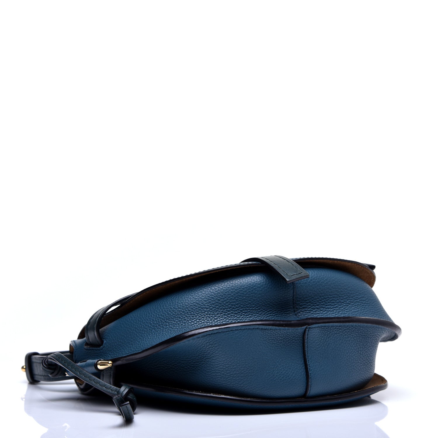 Loewe Grained Calfskin Mini Gate Crossbody Bag Petroleum Blue Cypress 4 of 9