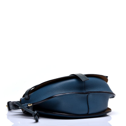 Loewe Grained Calfskin Mini Gate Crossbody Bag Petroleum Blue Cypress 4 of 9