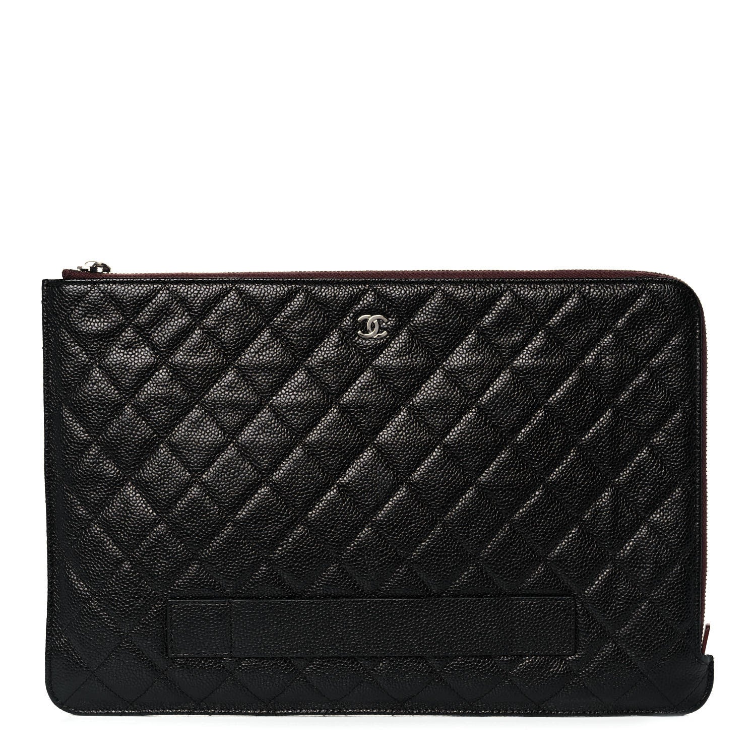 Chanel Caviar Quilted Document Portfolio Holder Black 1 of 12