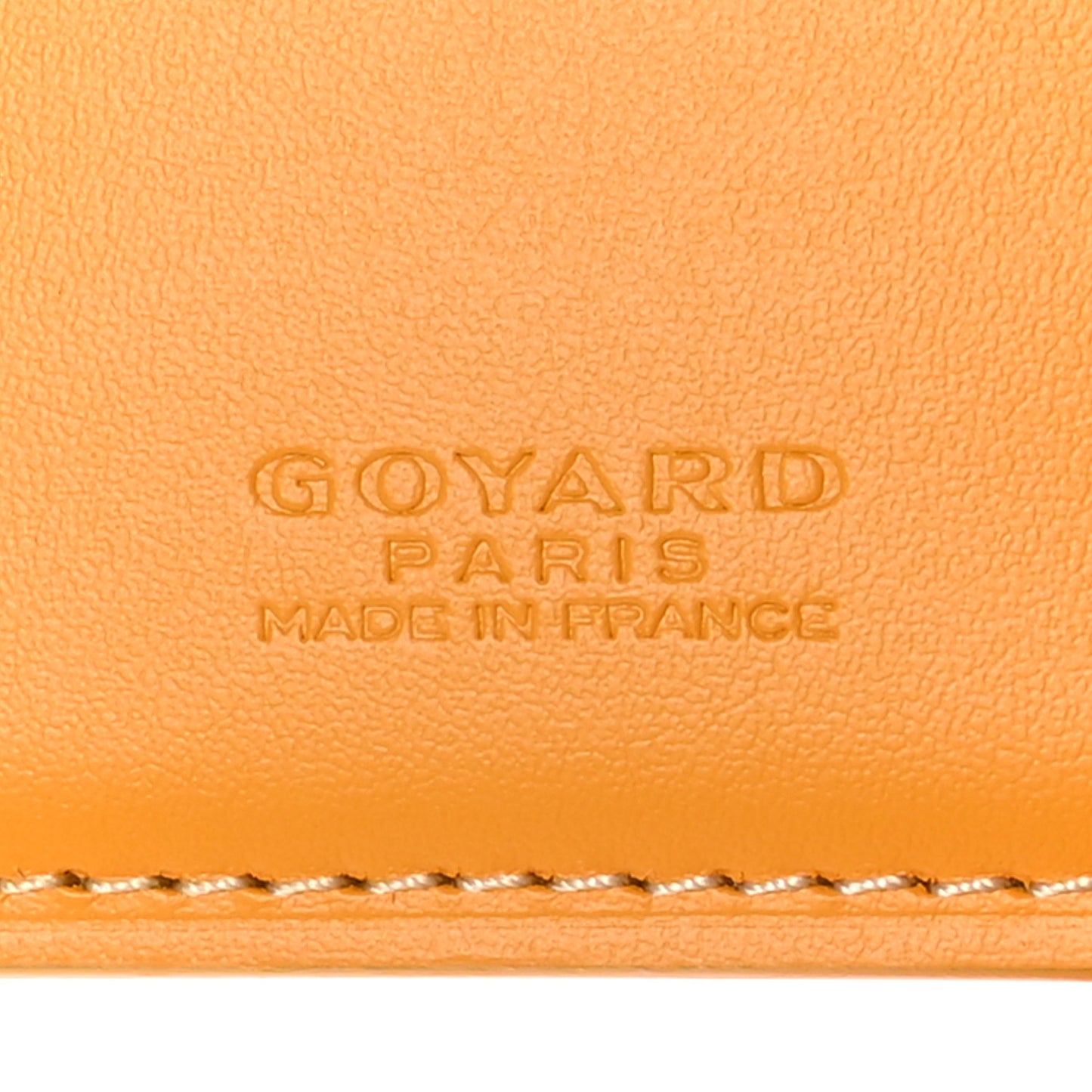 Goyardine Saint Pierre Card Holder Yellow