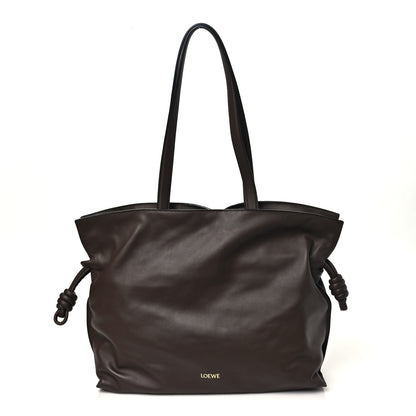 Loewe Calfskin Large Flamenco Knot Bag Chocolate 1 of 10