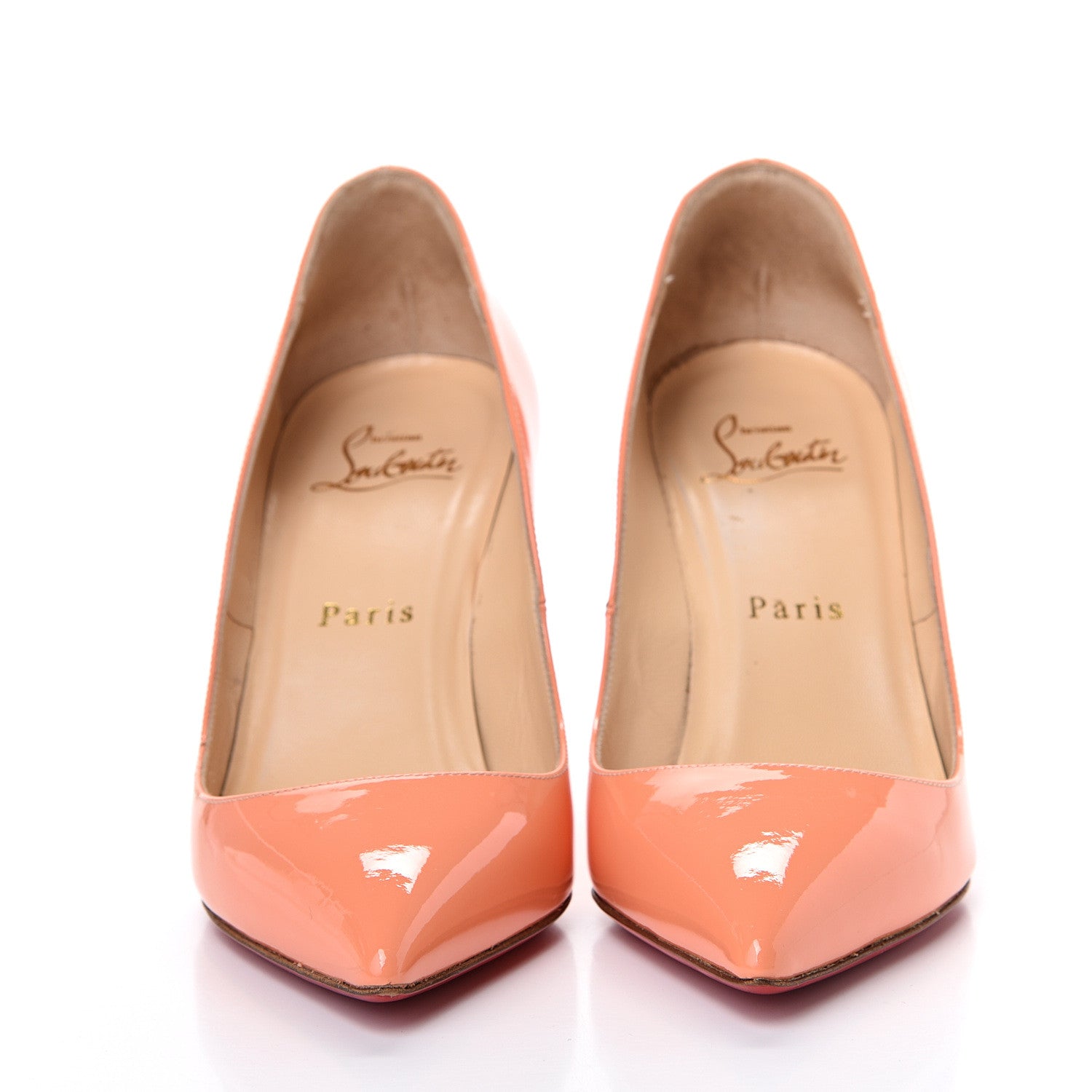 Christian Louboutin Patent Pigalle 85 Pumps 35 Mango 2 of 15