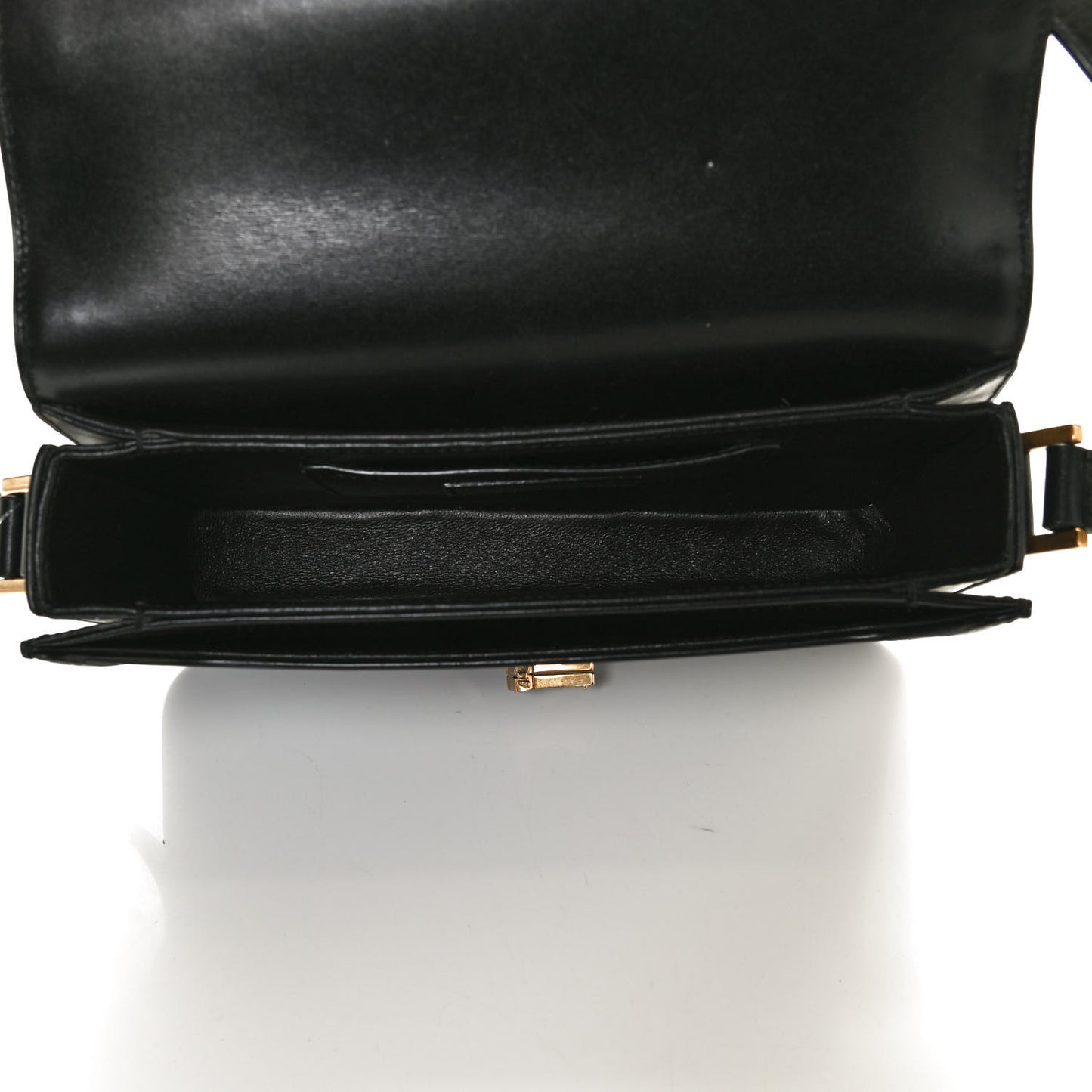 Box Calfskin Monogram Medium Solferino Satchel Black