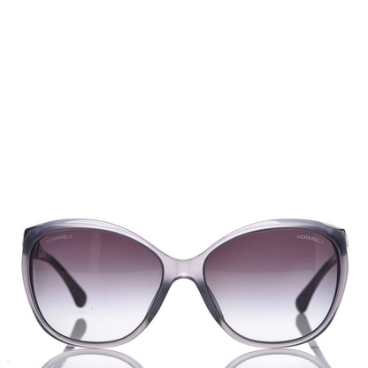 Chanel Crystal Baguette Cat Eye Sunglasses 5309-B-A Grey 2 of 8