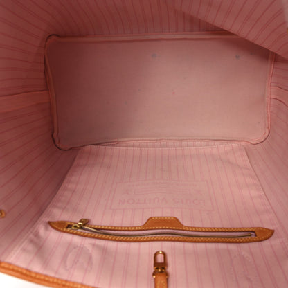 Louis Vuitton Damier Azur Neo Neverfull GM Rose Ballerine 6 of 12
