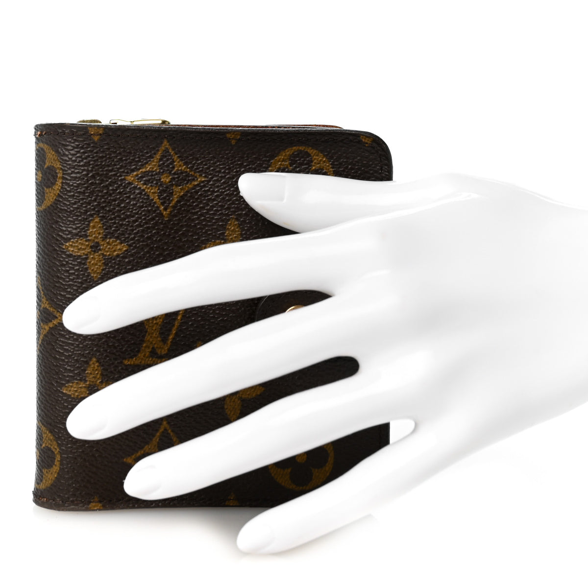 Louis Vuitton Monogram Compact Zippe Zipped Wallet 2 of 9
