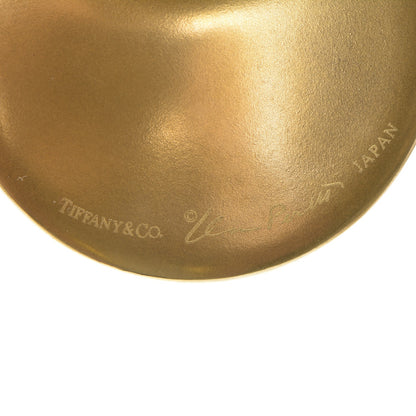 Tiffany Lacquered Japanese Hardwood Elsa Peretti Round Drop Earrings Gold 5 of 6