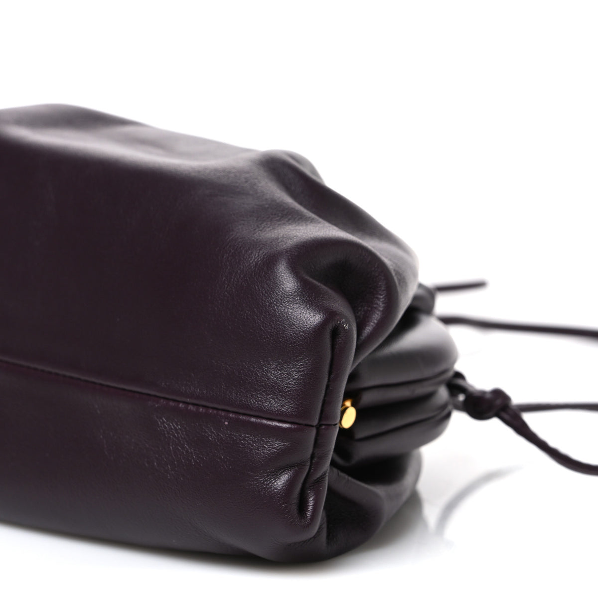 Butter Calfskin The Mini Pouch Grape
