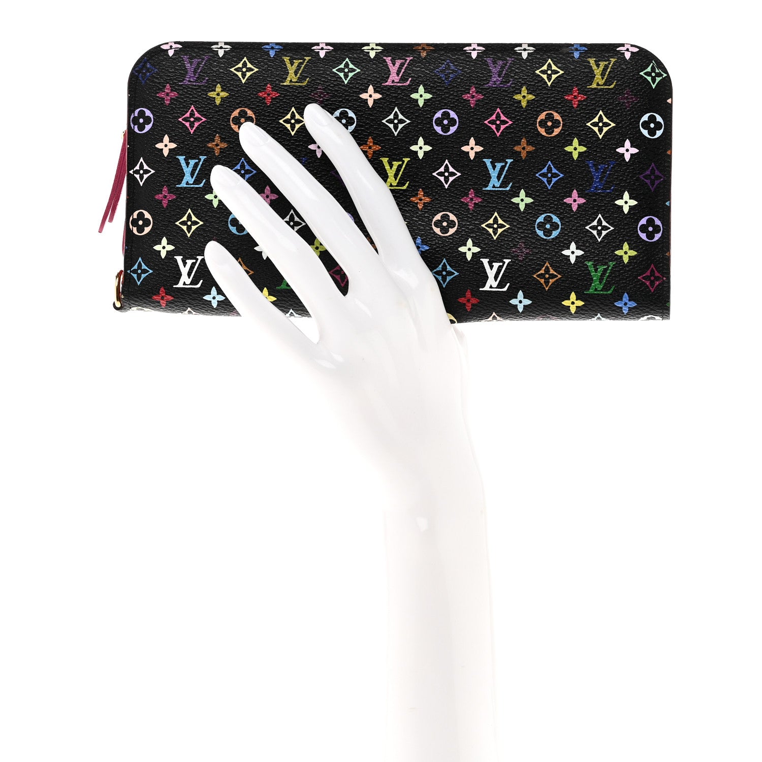 Louis Vuitton Monogram Multicolor Insolite Wallet Black Grenade 2 of 7