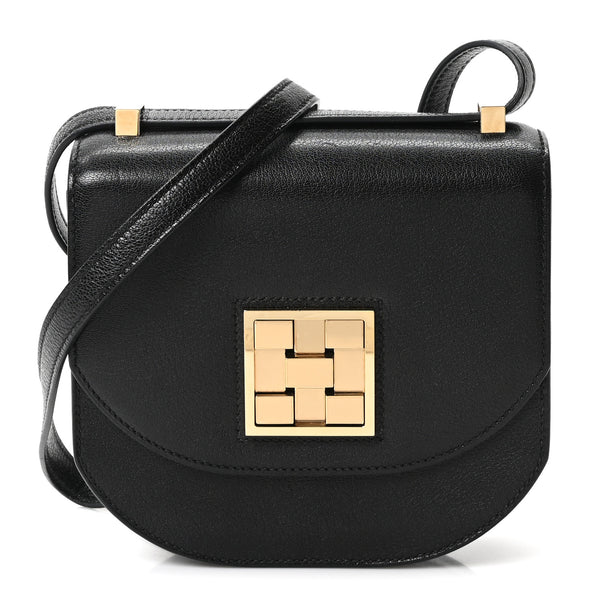 Hermes Chevre Mysore Mosaique Au 24-17 Black 1869500 – FASHIONPHILE