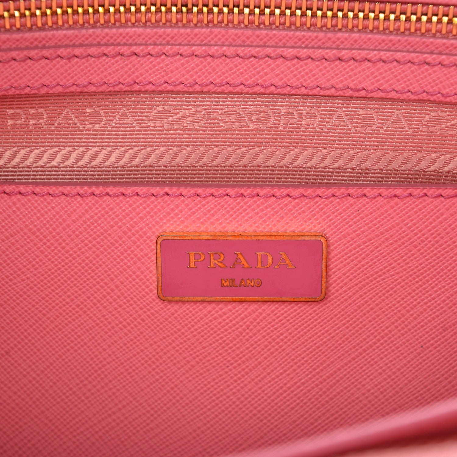 Prada Saffiano Medium Galleria Double Zip Tote Geranio 6 of 10