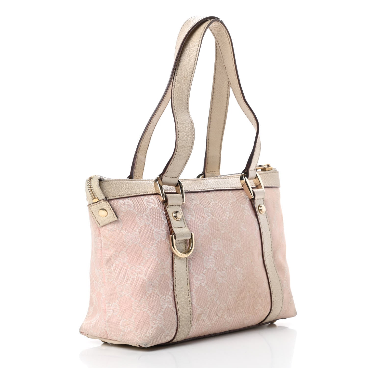 Gucci Monogram Small Abbey Tote Pink 3 of 19