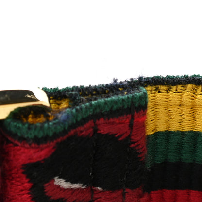 Valentino Garavani Canvas Tie Dye Embroidered Rockstud Guitar Strap Multicolor 5 of 6