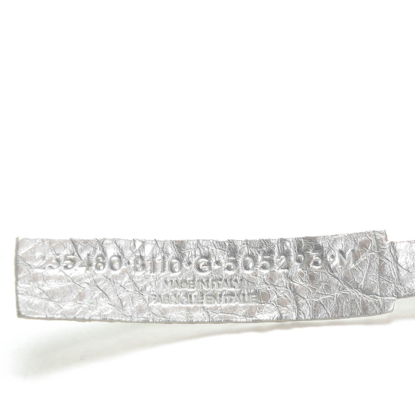 Agneau Arena Giant Silver Hardware M Bracelet Gris Aluminum