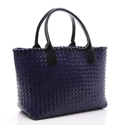 Bottega Veneta Spazzolato Intrecciato Small Cabat Anemone 3 of 11