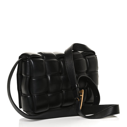 Bottega Veneta Nappa Maxi Intreccio Padded Cassette Crossbody Bag Black 3 of 16