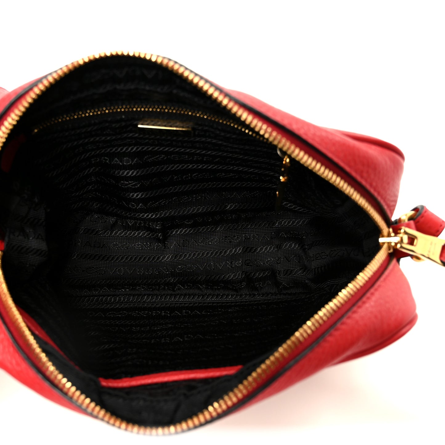 Vitello Phenix Camera Bag Rosso