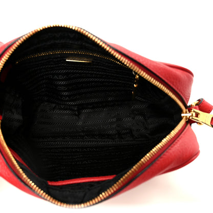 Prada Vitello Phenix Camera Bag Rosso 5 of 10
