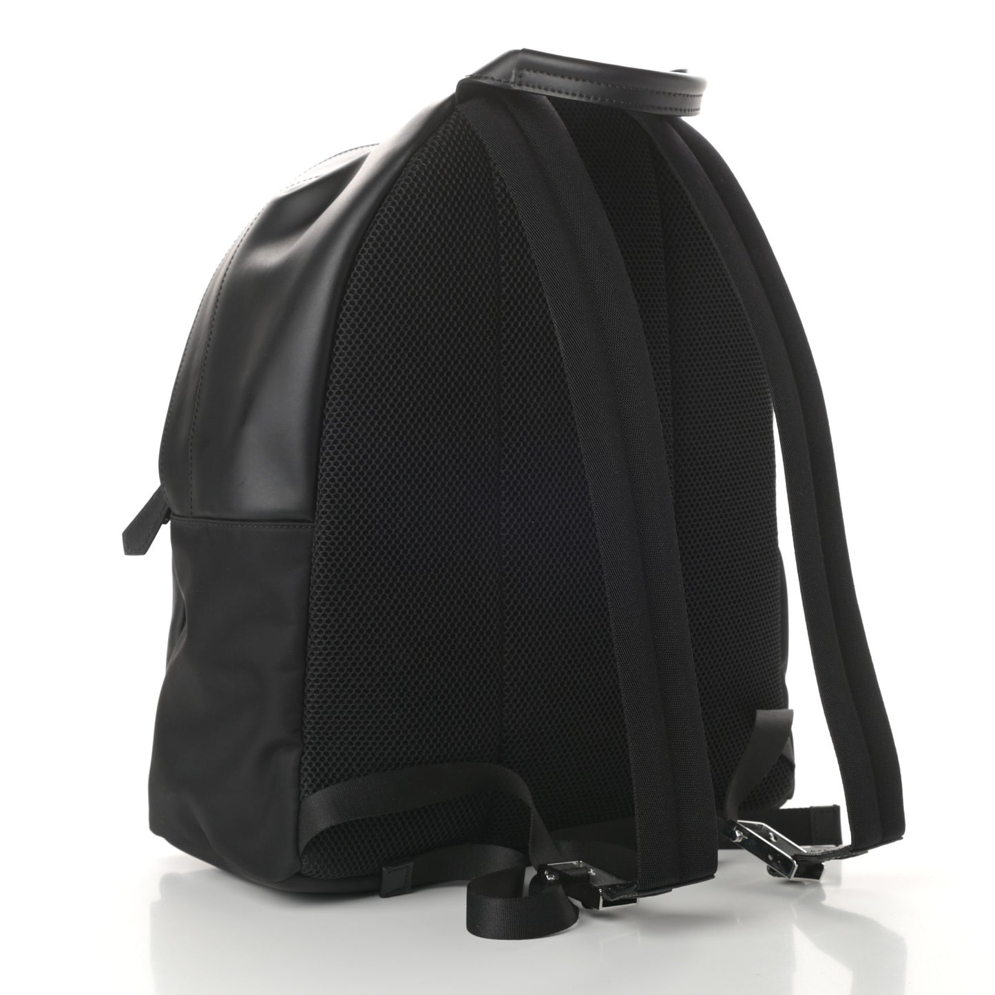 Nylon Calfskin Monster Butterfleye Backpack Black Carbone Multicolor