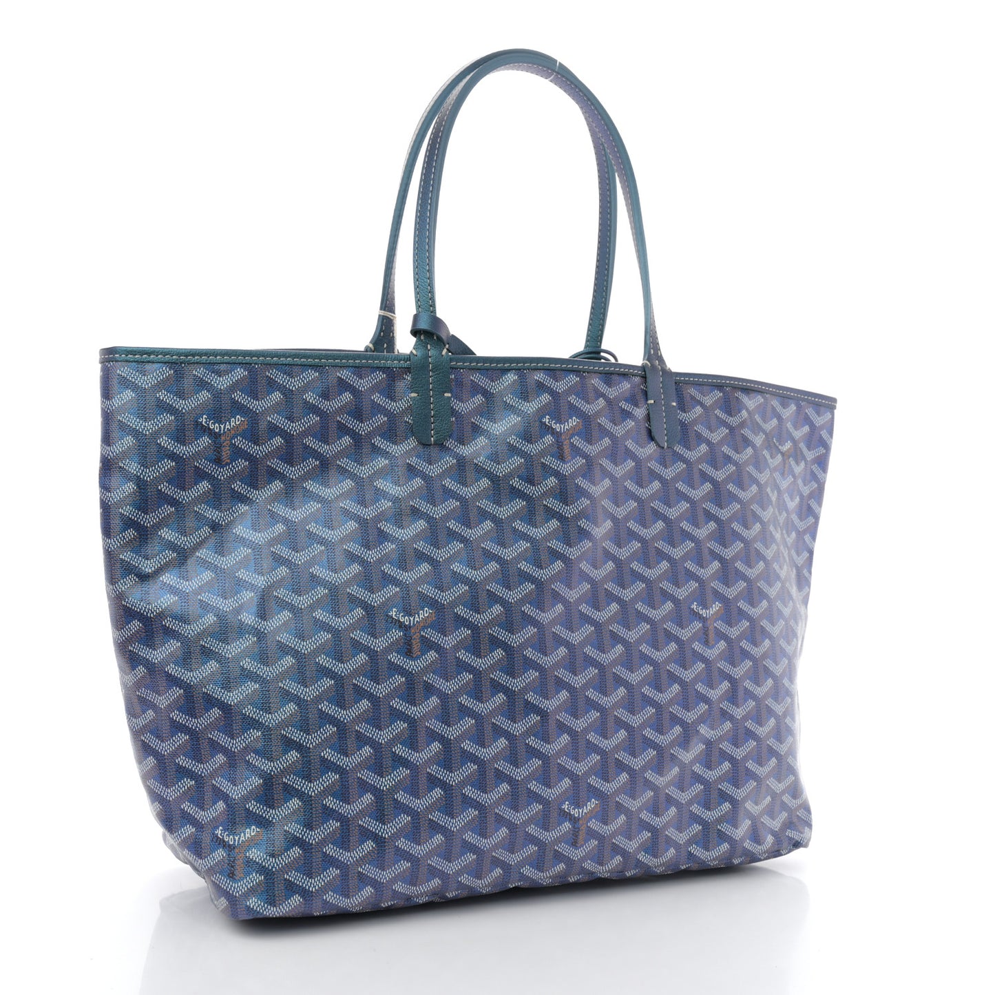 Iridescent Goyardine Saint Louis PM Pearly Blue