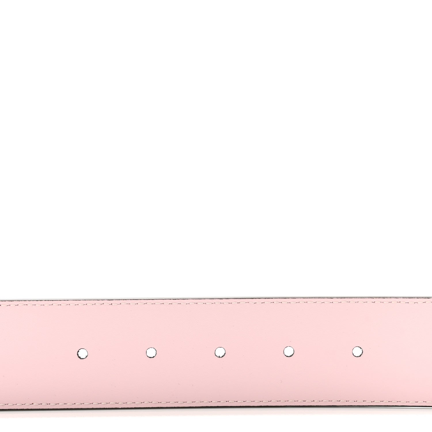 Fendi Vitello Liberty F is Fendi Bi-Color Reversible Belt Black Peonia 5 of 5