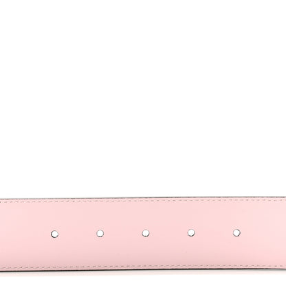 Fendi Vitello Liberty F is Fendi Bi-Color Reversible Belt Black Peonia 5 of 5