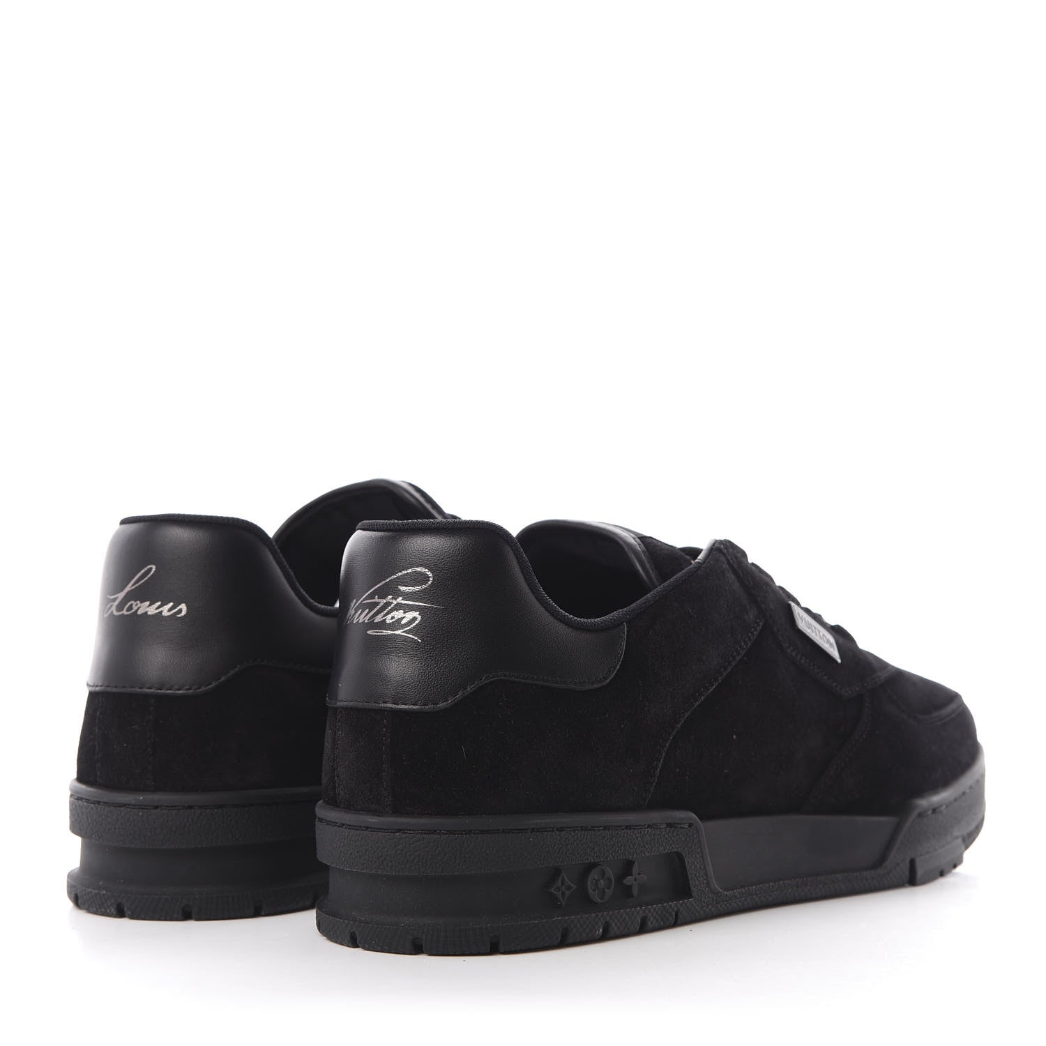 Louis Vuitton Suede Uniform Sneakers 9.5 Black 4 of 10