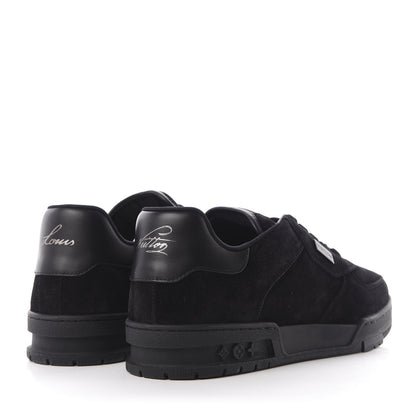 Louis Vuitton Suede Uniform Sneakers 9.5 Black 4 of 10