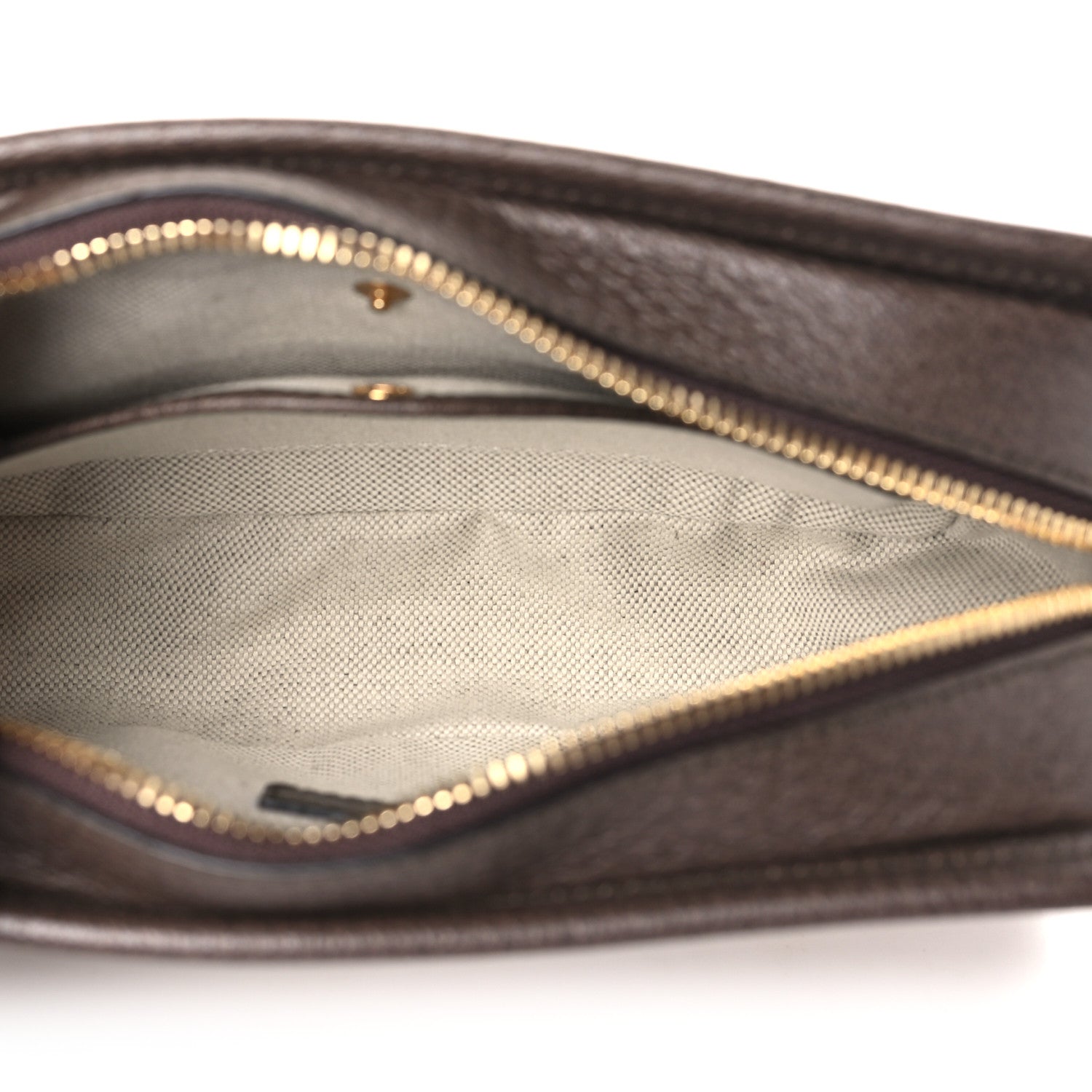 Gucci Monogram Jumbo GG Textured Dollar Calfskin Web Mini Crossbody Bag Camel Ebony New Acero 5 of 10