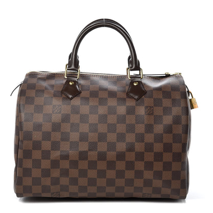 Louis Vuitton Damier Ebene Speedy 30 1 of 9