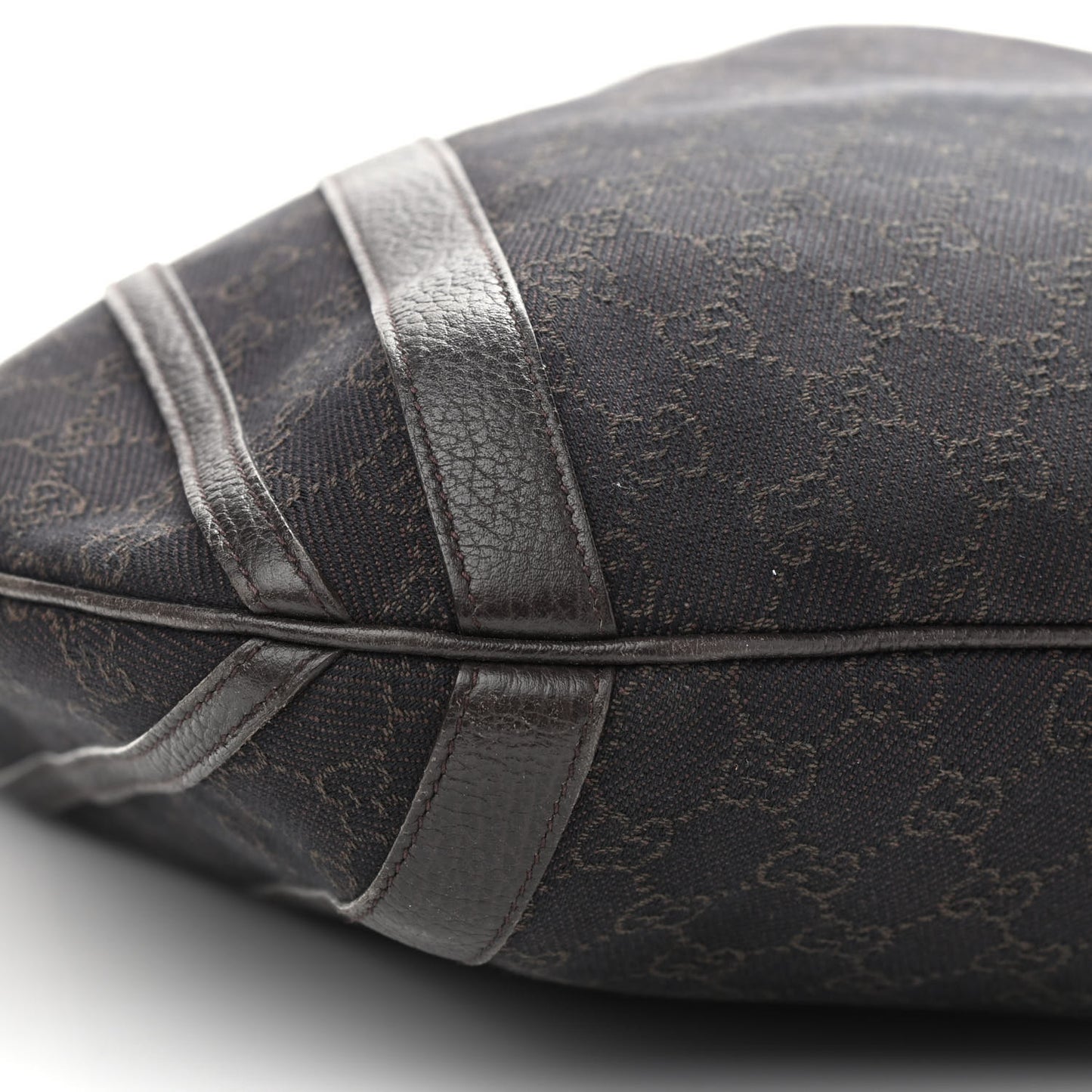 Monogram Medium Abbey Convertible Tote Dark Brown