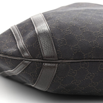 Gucci Monogram Medium Abbey Convertible Tote Dark Brown 8 of 14
