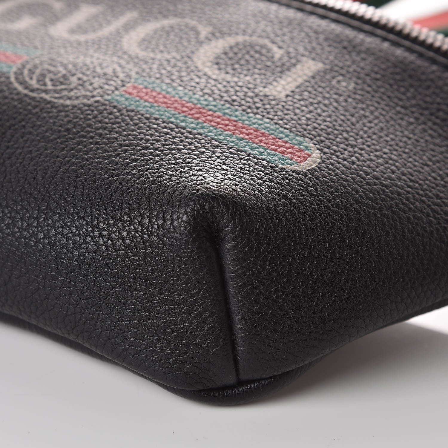 Gucci Grained Calfskin Small Logo Belt Bag Black 9 of 9