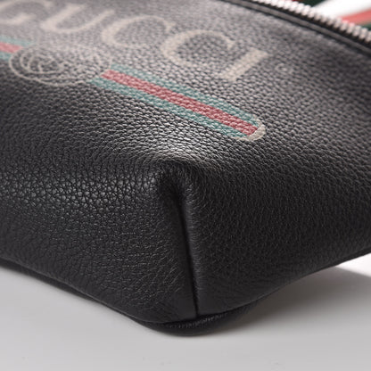 Gucci Grained Calfskin Small Logo Belt Bag Black 9 of 9