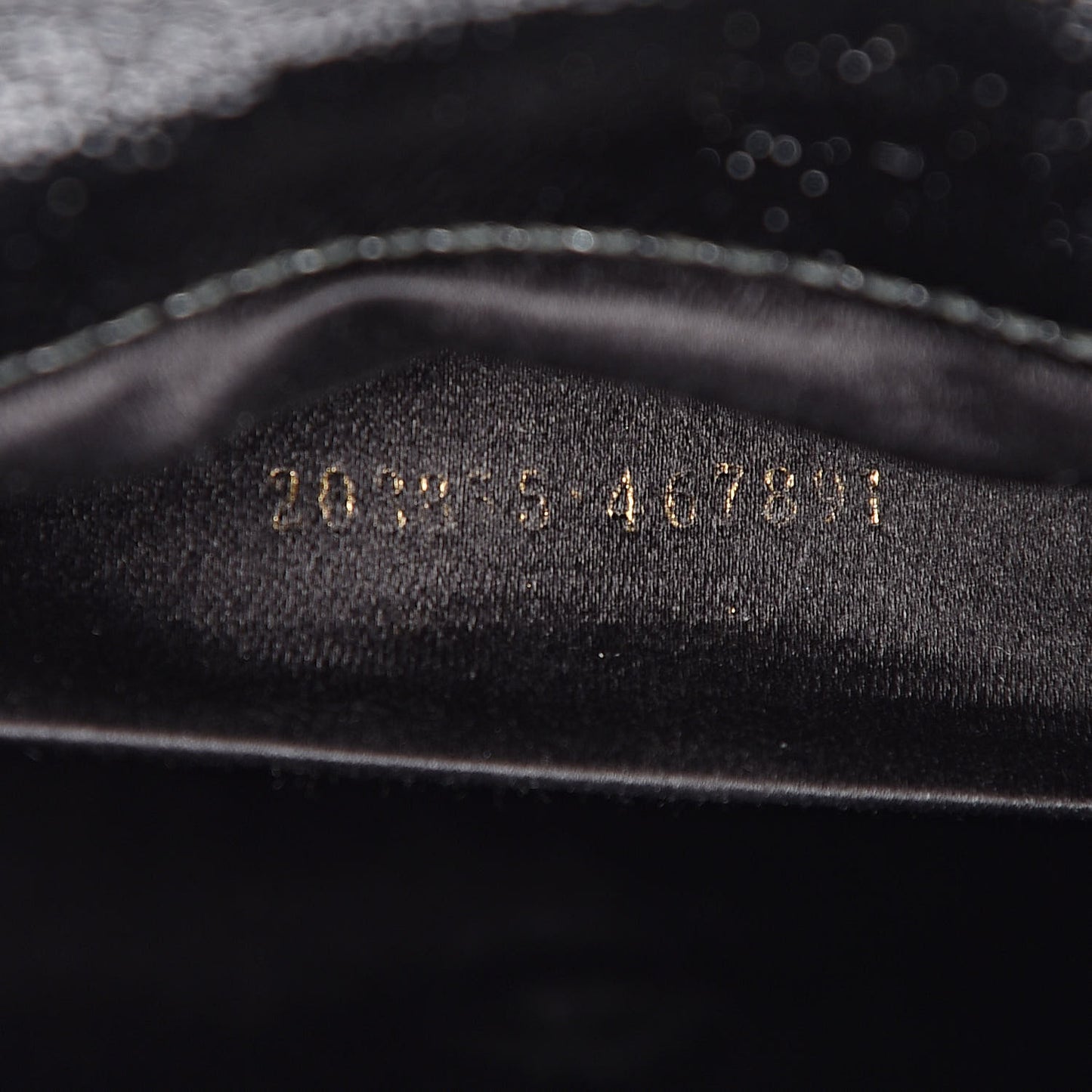 Textured Patent Monogram Large Belle De Jour Clutch Black