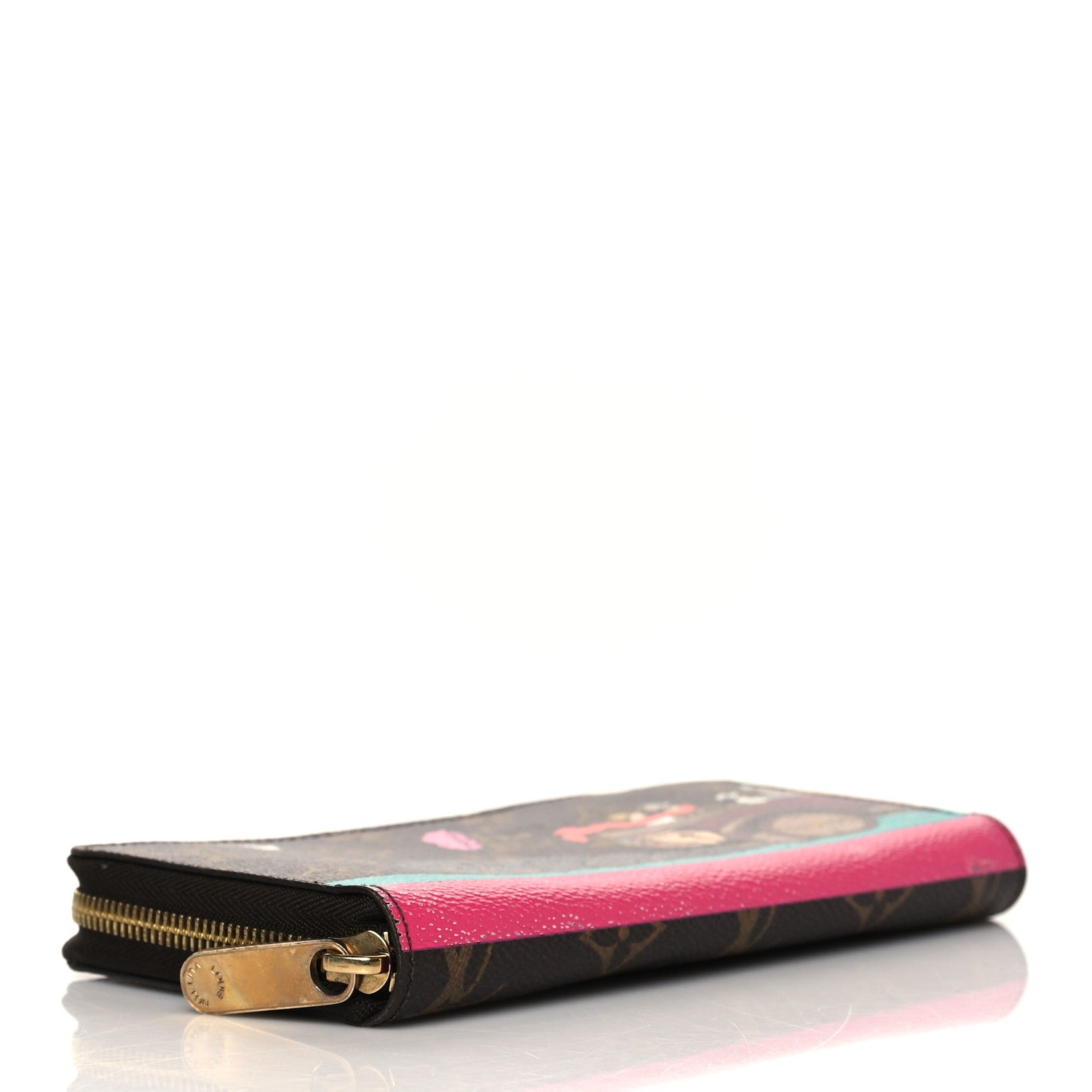 Louis Vuitton Monogram 2015 Christmas Animation Zippy Wallet Hibiscus 4 of 7