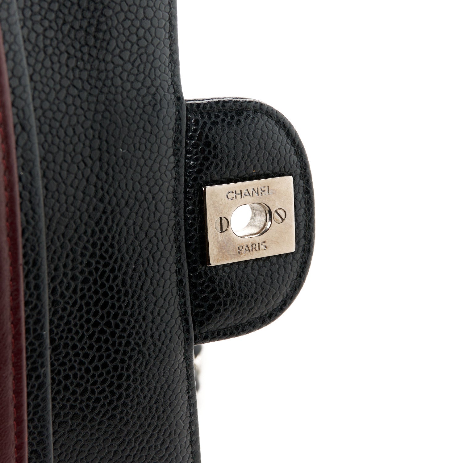 Chanel Caviar Quilted Medium Double Flap Black 7 of 11