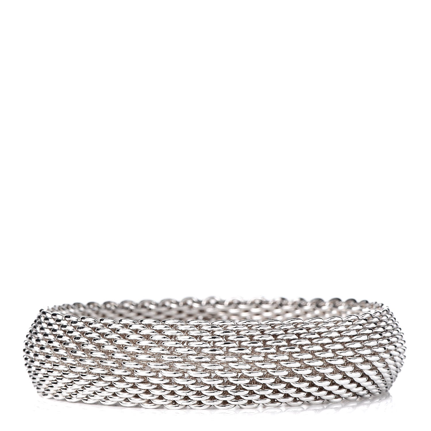 Tiffany Sterling Silver Somerset Mesh Bracelet 1 of 4