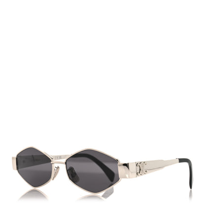 Celine Metal Triomphe 02 Sunglasses CL40254U Silver 1 of 8