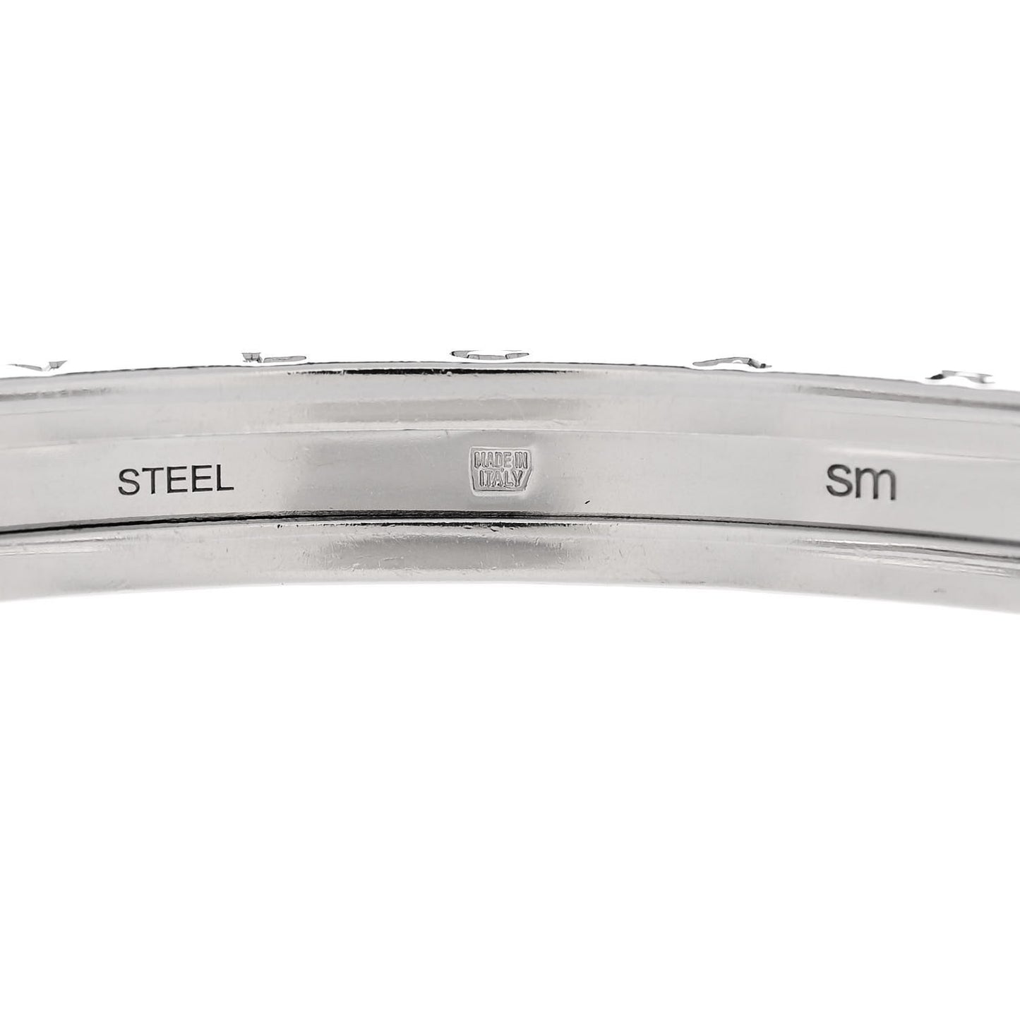 18K Rose Gold Stainless Steel B.Zero1 Cuff Bracelet SM
