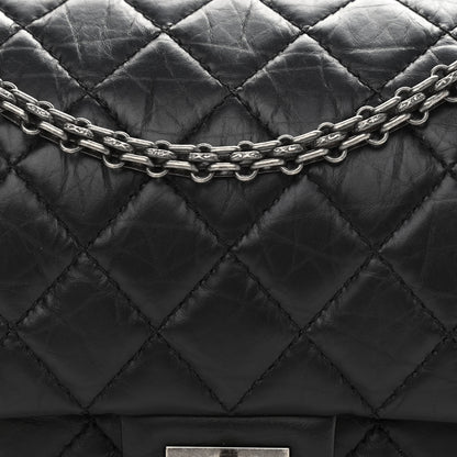 Chanel Aged Calfskin Quilted 2.55 Reissue 226 Flap Black 8 of 11