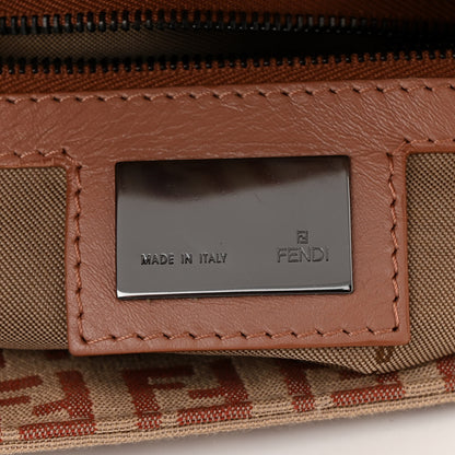 Fendi Zucchino Vitello Mama Baguette Beige Bruciato Bois de Rose 6 of 10