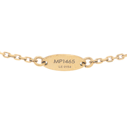 Louis Vuitton Brass Essential V Necklace Gold 5 of 5