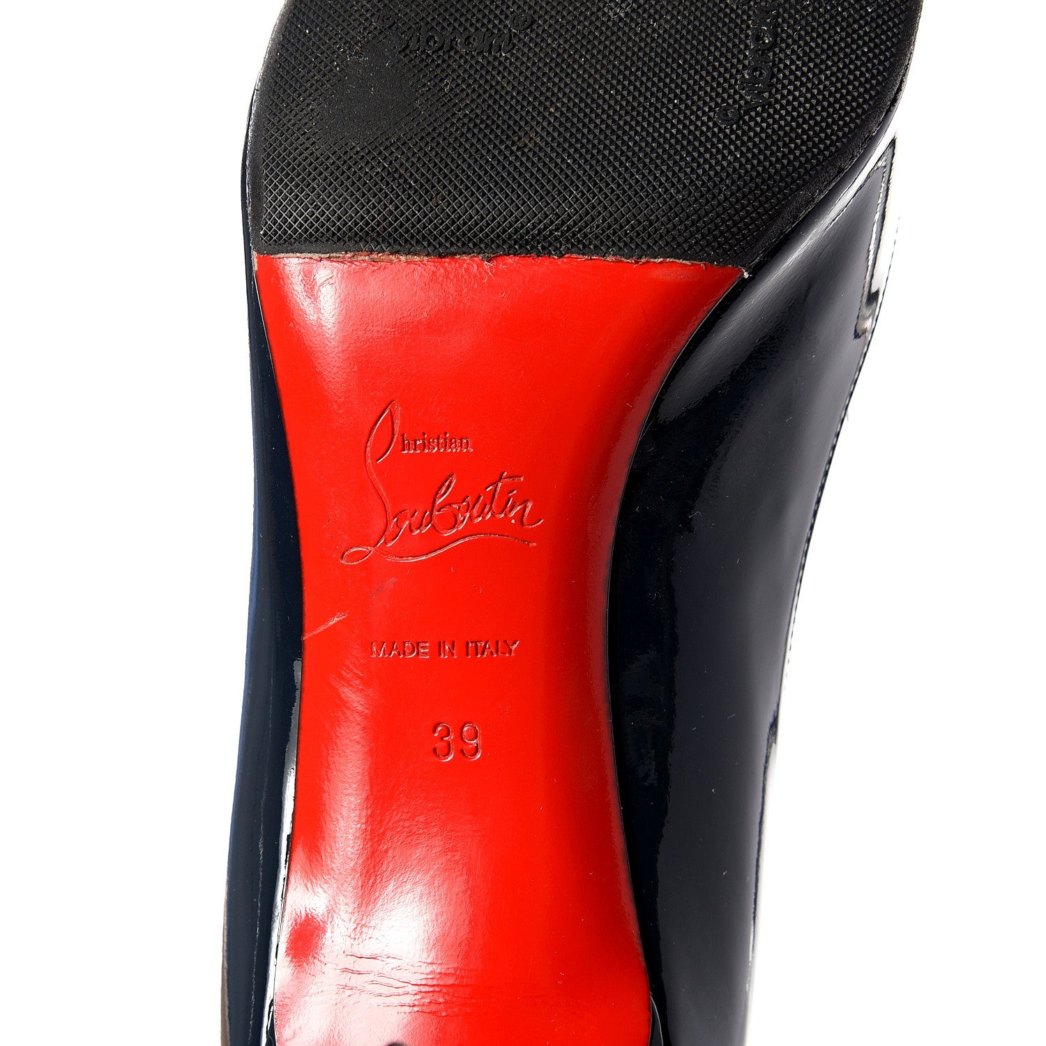 Christian Louboutin Patent Simple 85 Pumps 39 Black 9 of 10